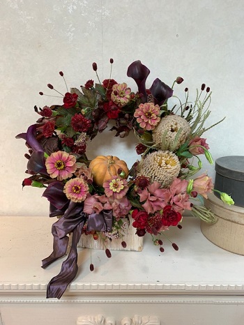 ハロウィンリース | Apple Tree Blog | 英国フラワーアレンジメント